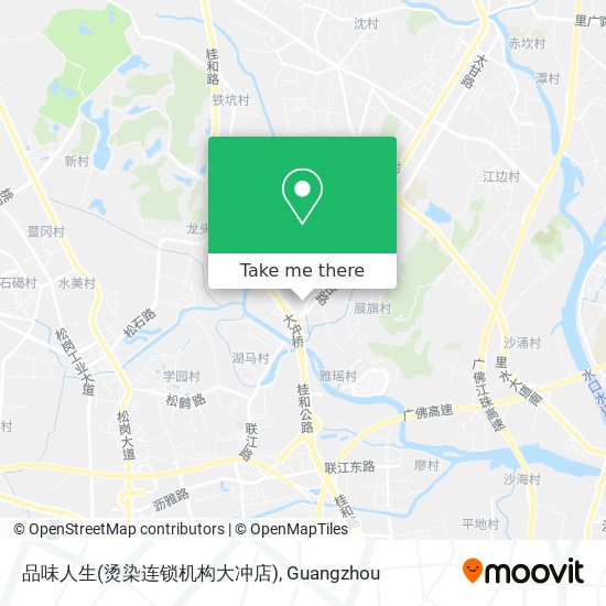 品味人生(烫染连锁机构大冲店) map