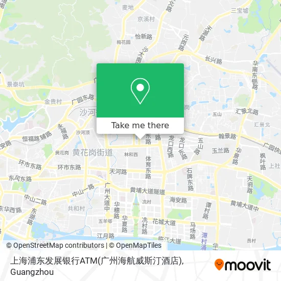 上海浦东发展银行ATM(广州海航威斯汀酒店) map