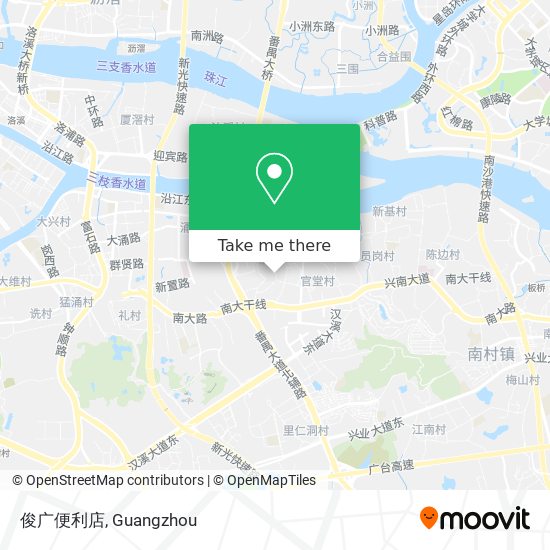 俊广便利店 map