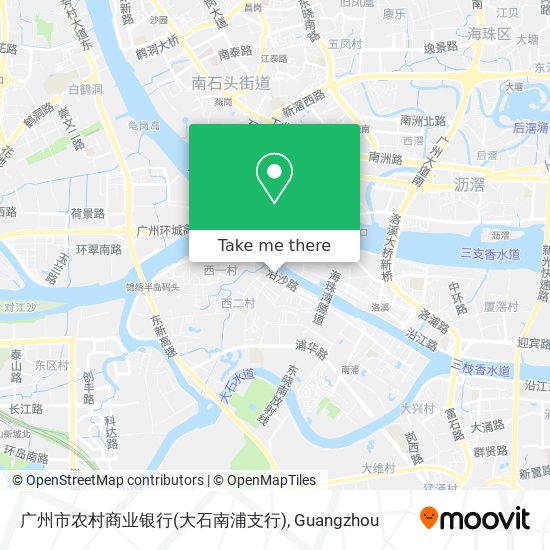 广州市农村商业银行(大石南浦支行) map