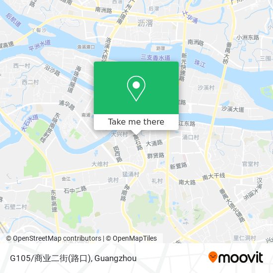 G105/商业二街(路口) map