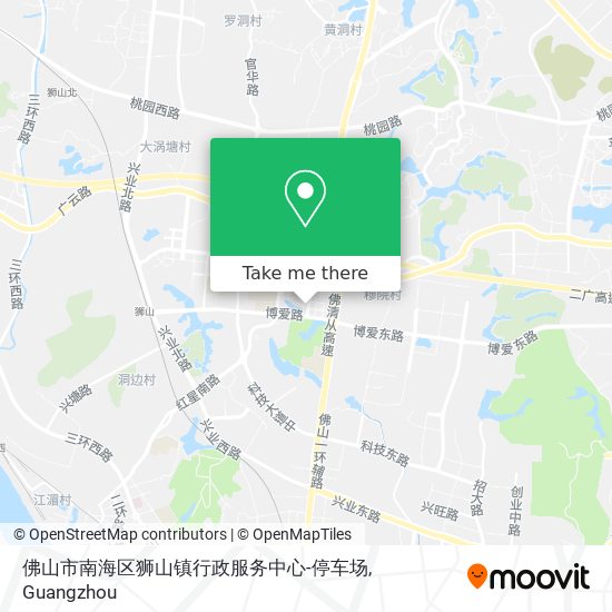 佛山市南海区狮山镇行政服务中心-停车场 map