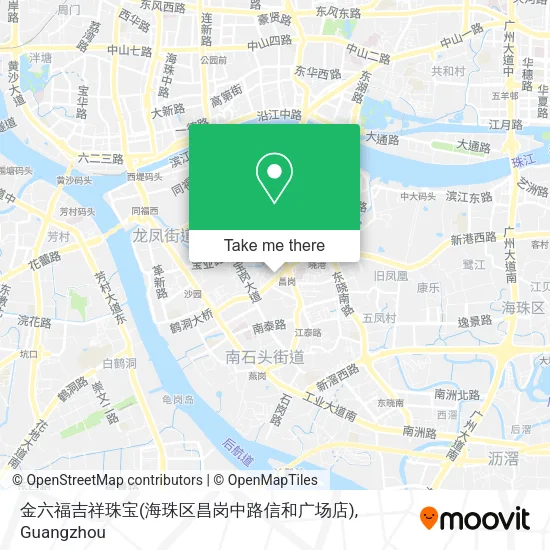 金六福吉祥珠宝(海珠区昌岗中路信和广场店) map