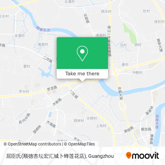 屈臣氏(顺德杏坛宏汇城卜蜂莲花店) map