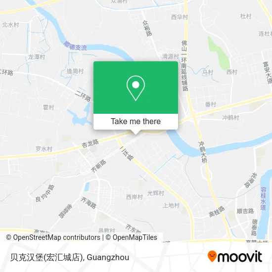贝克汉堡(宏汇城店) map