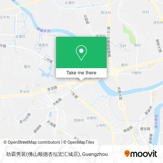 劲霸男装(佛山顺德杏坛宏汇城店) map