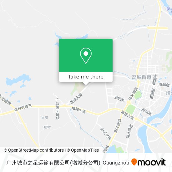 广州城市之星运输有限公司(增城分公司) map