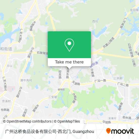 广州达桥食品设备有限公司-西北门 map