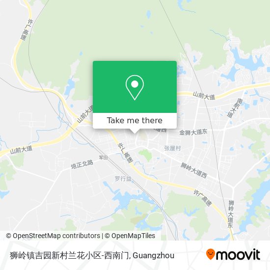 狮岭镇吉园新村兰花小区-西南门 map