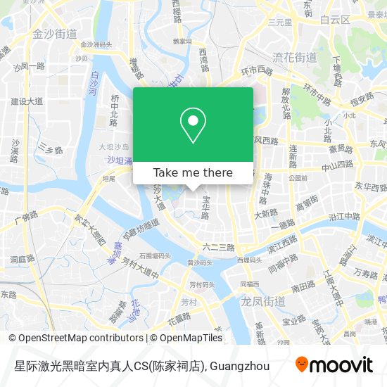 星际激光黑暗室内真人CS(陈家祠店) map