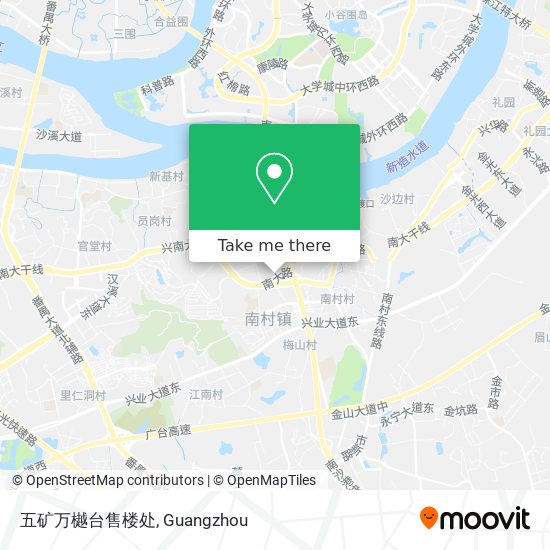 五矿万樾台售楼处 map