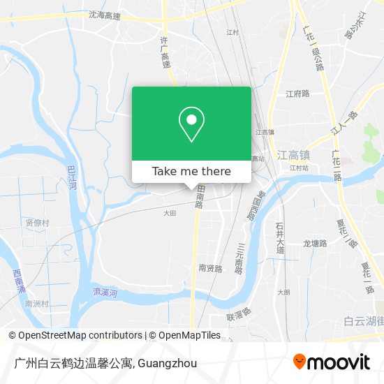广州白云鹤边温馨公寓 map