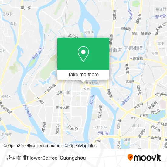 花语咖啡FlowerCoffee map