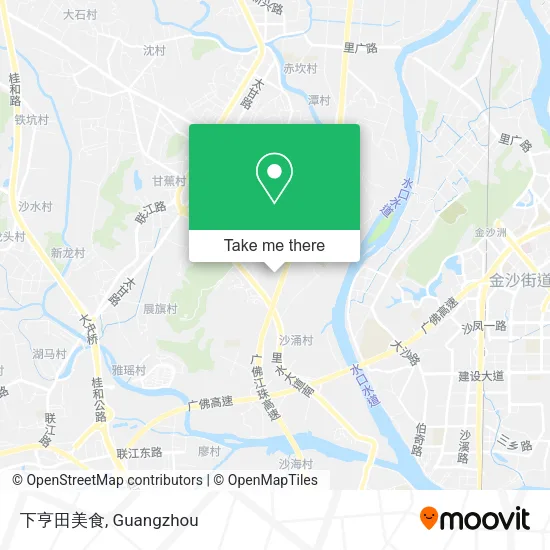 下亨田美食 map