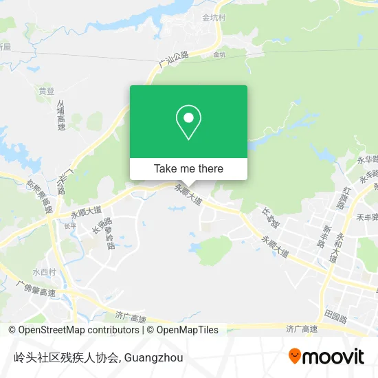 岭头社区残疾人协会 map