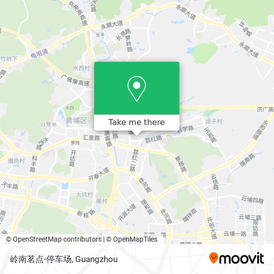 岭南茗点-停车场 map