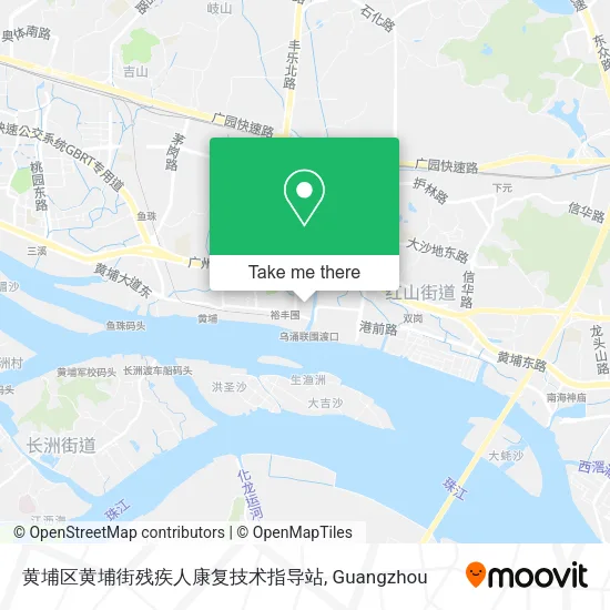 黄埔区黄埔街残疾人康复技术指导站 map