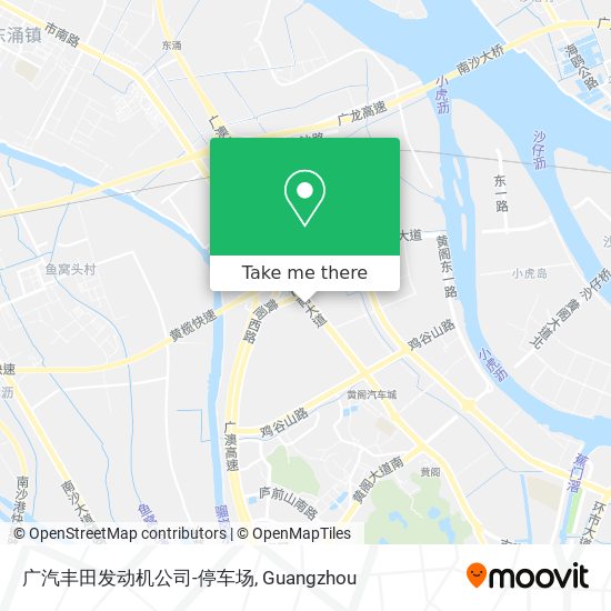 广汽丰田发动机公司-停车场 map