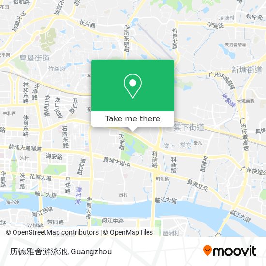 历德雅舍游泳池 map