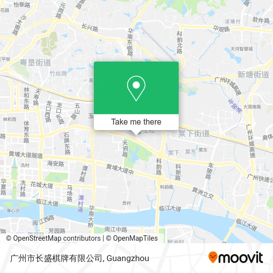 广州市长盛棋牌有限公司 map