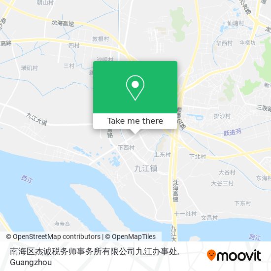 南海区杰诚税务师事务所有限公司九江办事处 map