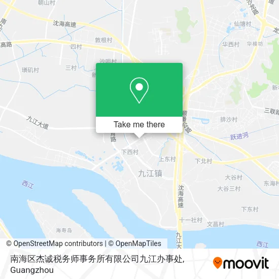 南海区杰诚税务师事务所有限公司九江办事处 map