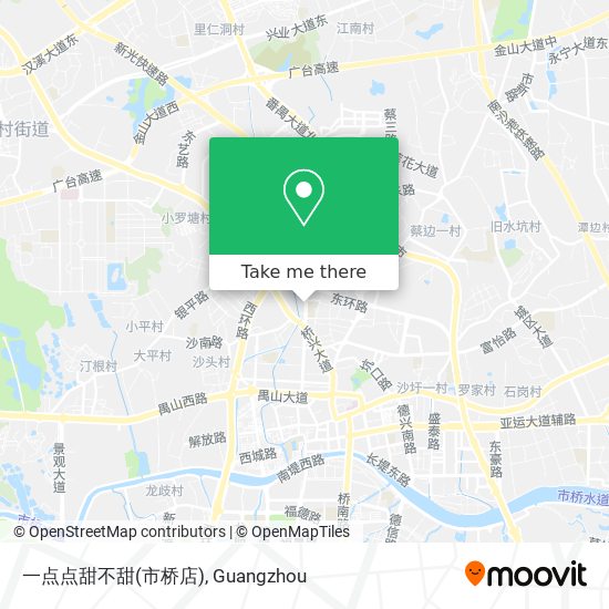 一点点甜不甜(市桥店) map