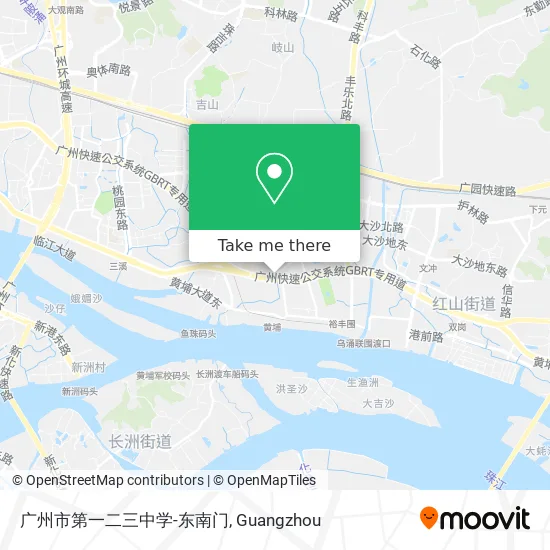 广州市第一二三中学-东南门 map