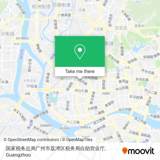 国家税务总局广州市荔湾区税务局自助营业厅 map
