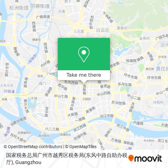 国家税务总局广州市越秀区税务局(东风中路自助办税厅) map