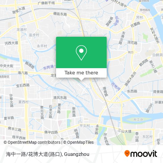 海中一路/花博大道(路口) map