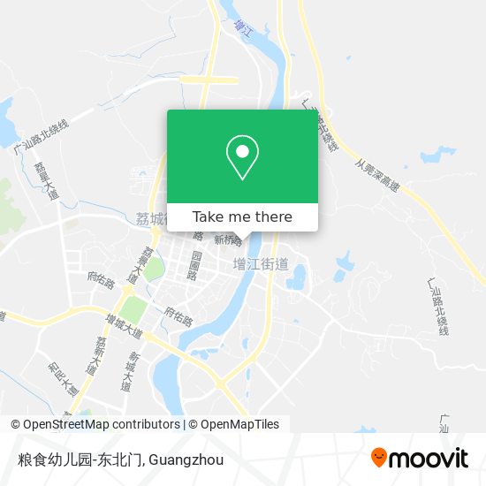 粮食幼儿园-东北门 map