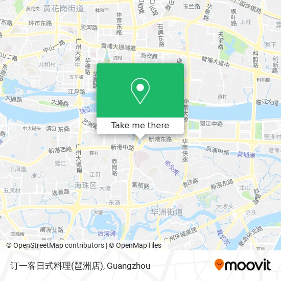 订一客日式料理(琶洲店) map