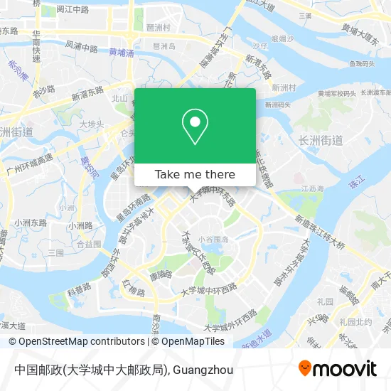 中国邮政(大学城中大邮政局) map