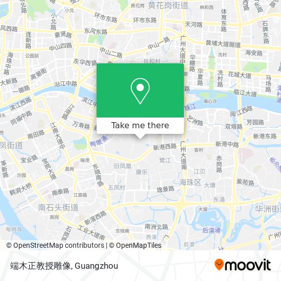 端木正教授雕像 map