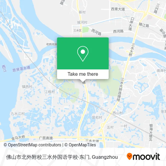 佛山市北外附校三水外国语学校-东门 map