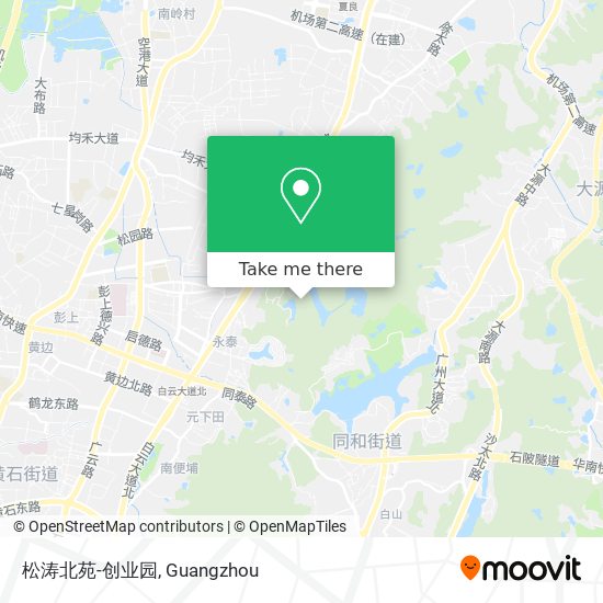 松涛北苑-创业园 map