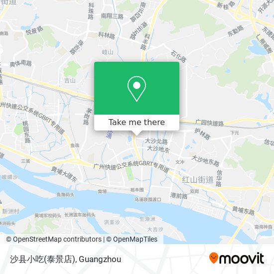 沙县小吃(泰景店) map