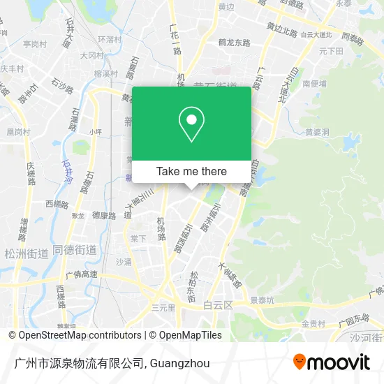 广州市源泉物流有限公司 map