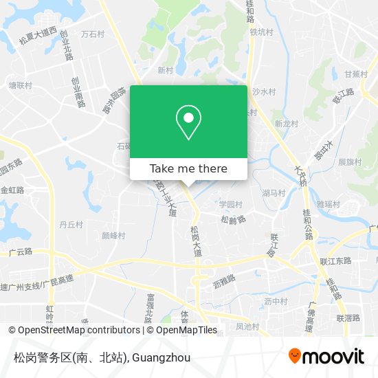 松岗警务区(南、北站) map