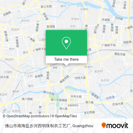 佛山市南海盐步河西明珠制衣工艺厂 map