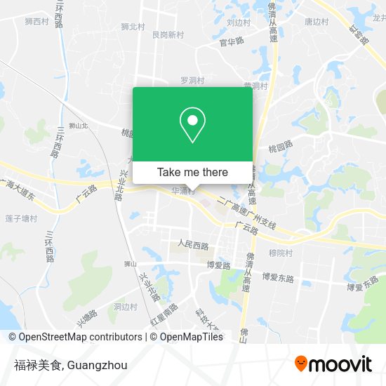 福禄美食 map