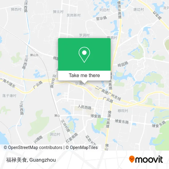 福禄美食 map