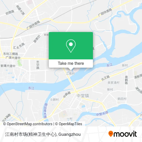 江南村市场(精神卫生中心) map