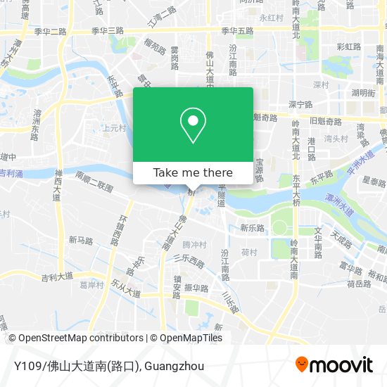 Y109/佛山大道南(路口) map