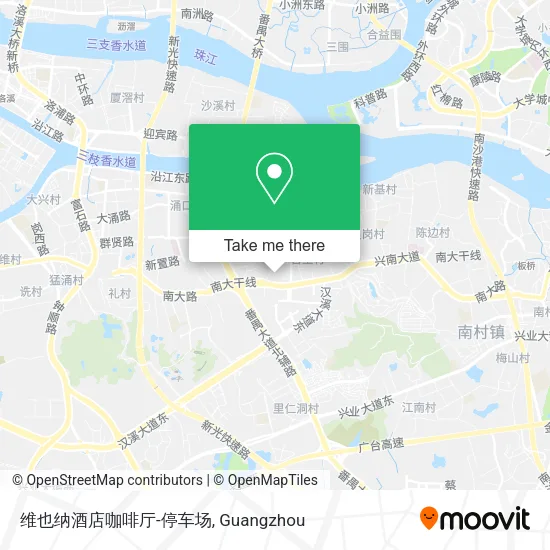 维也纳酒店咖啡厅-停车场 map