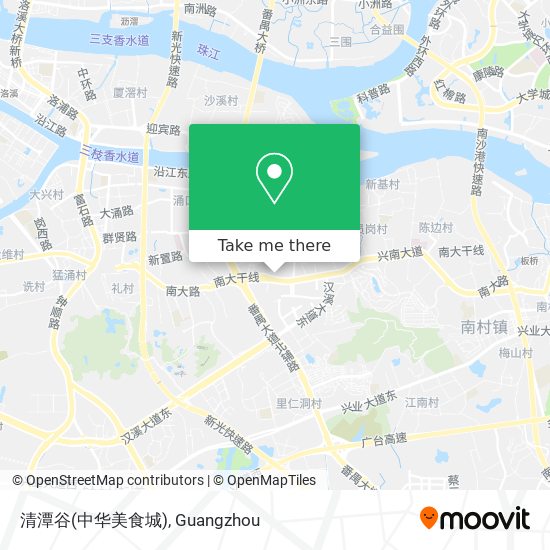 清潭谷(中华美食城) map