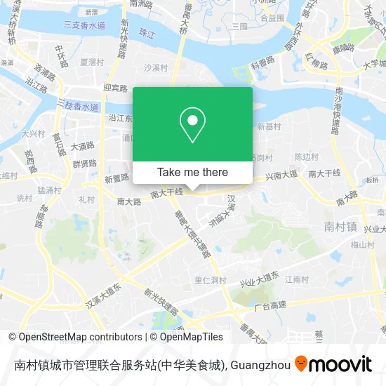 南村镇城市管理联合服务站(中华美食城) map