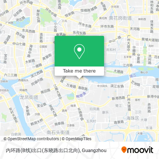 内环路(B线)出口(东晓路出口北向) map