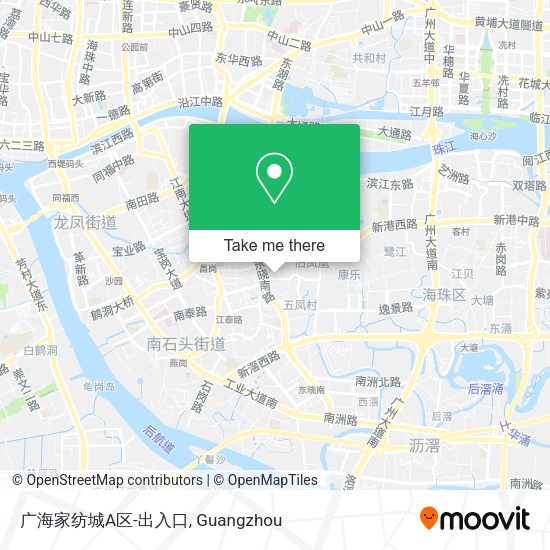 广海家纺城A区-出入口 map